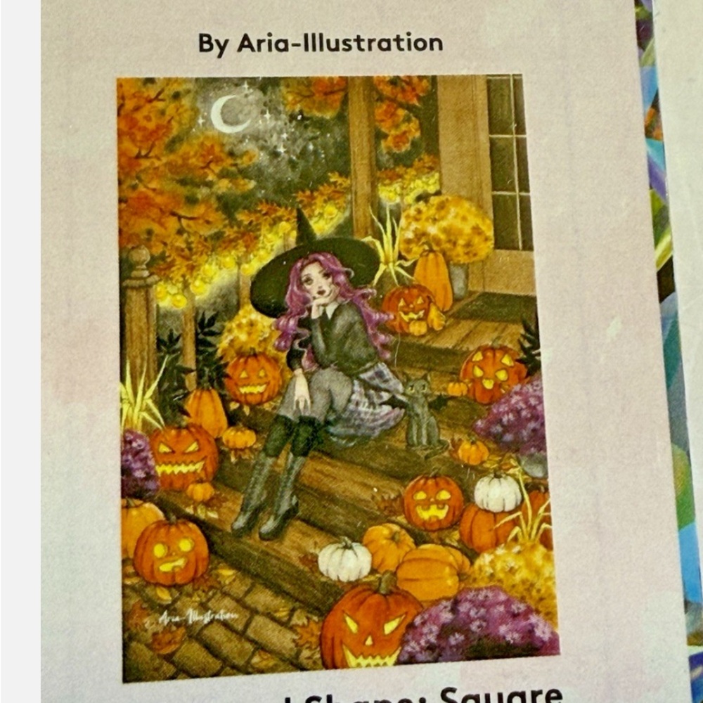 Halloween Witch Diamonds's Art